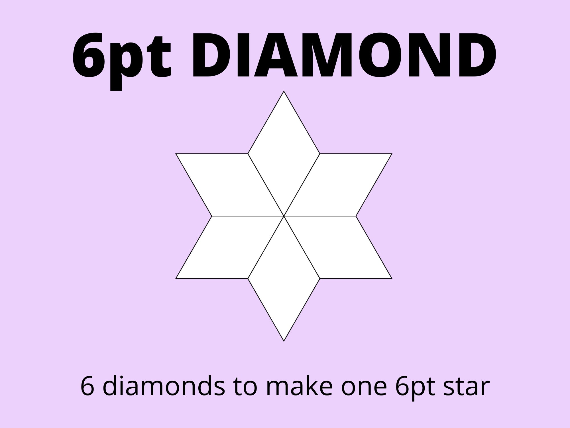 Diamond Templates - 6pt