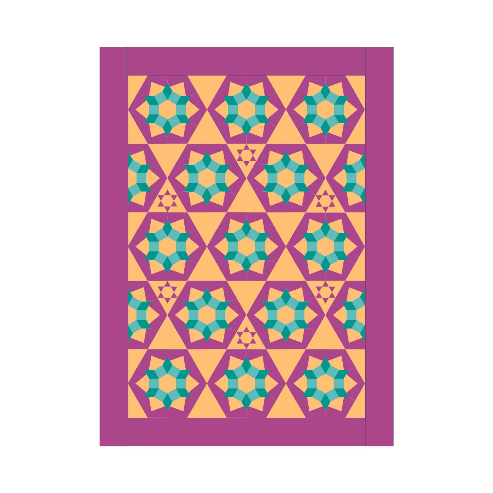 Crowning Star Quilt SVG templates