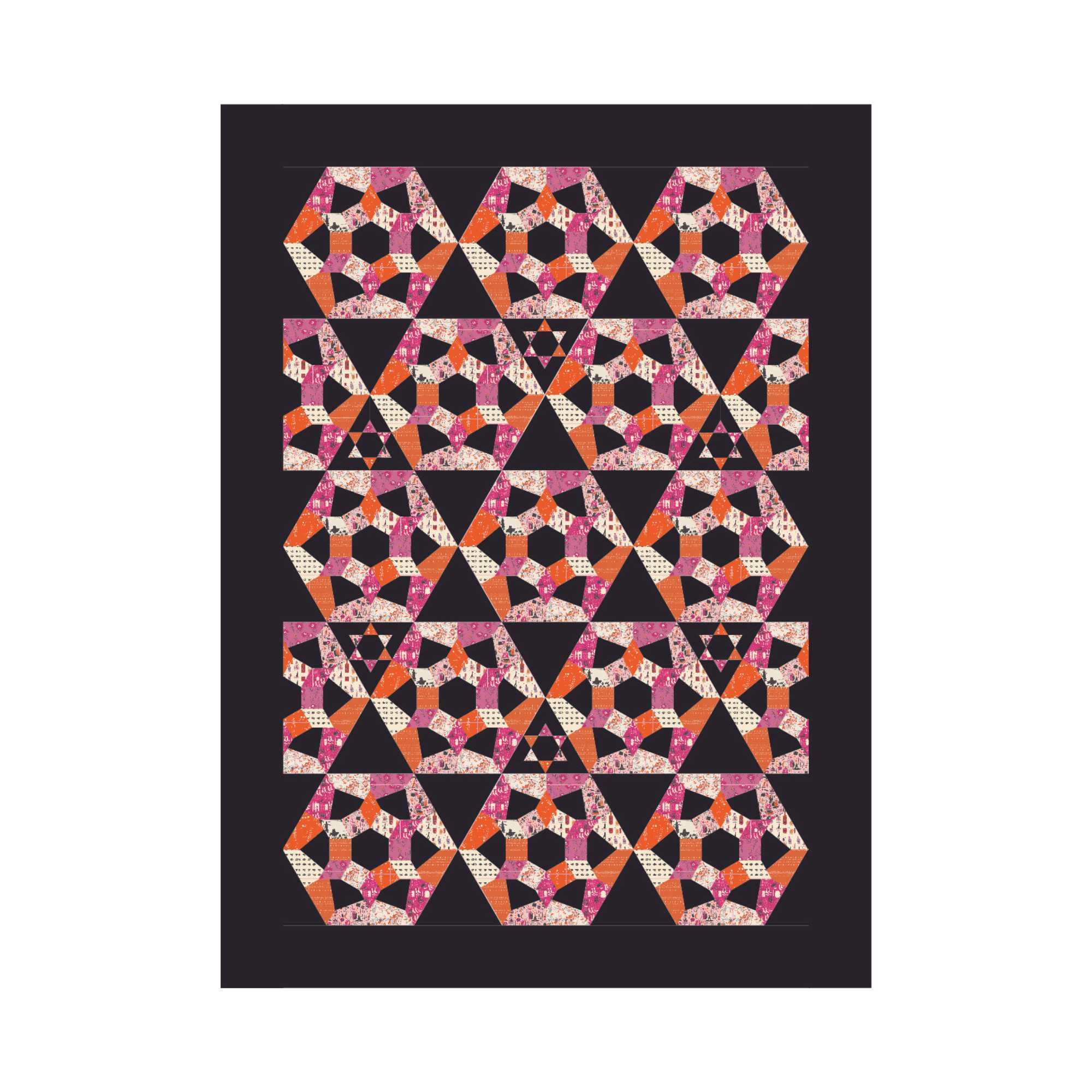 Crowning Star Quilt SVG templates