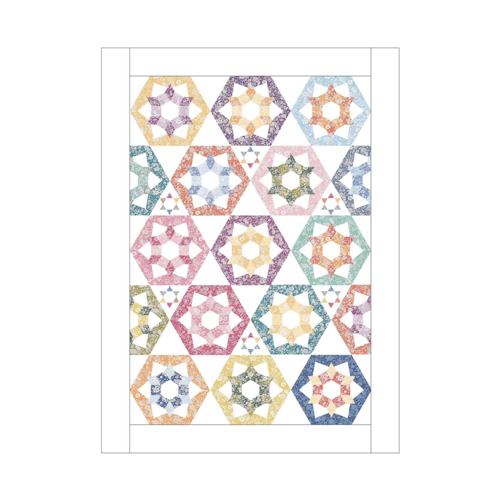Crowning Star Quilt SVG templates