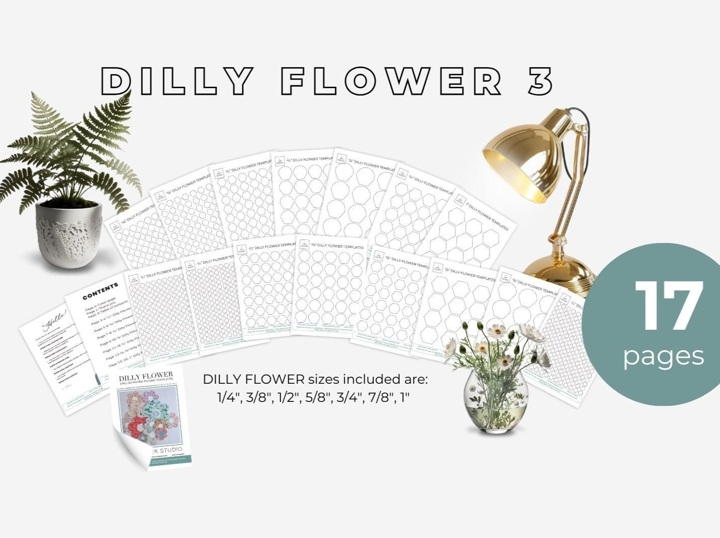 Dilly Flower PDF Template 3