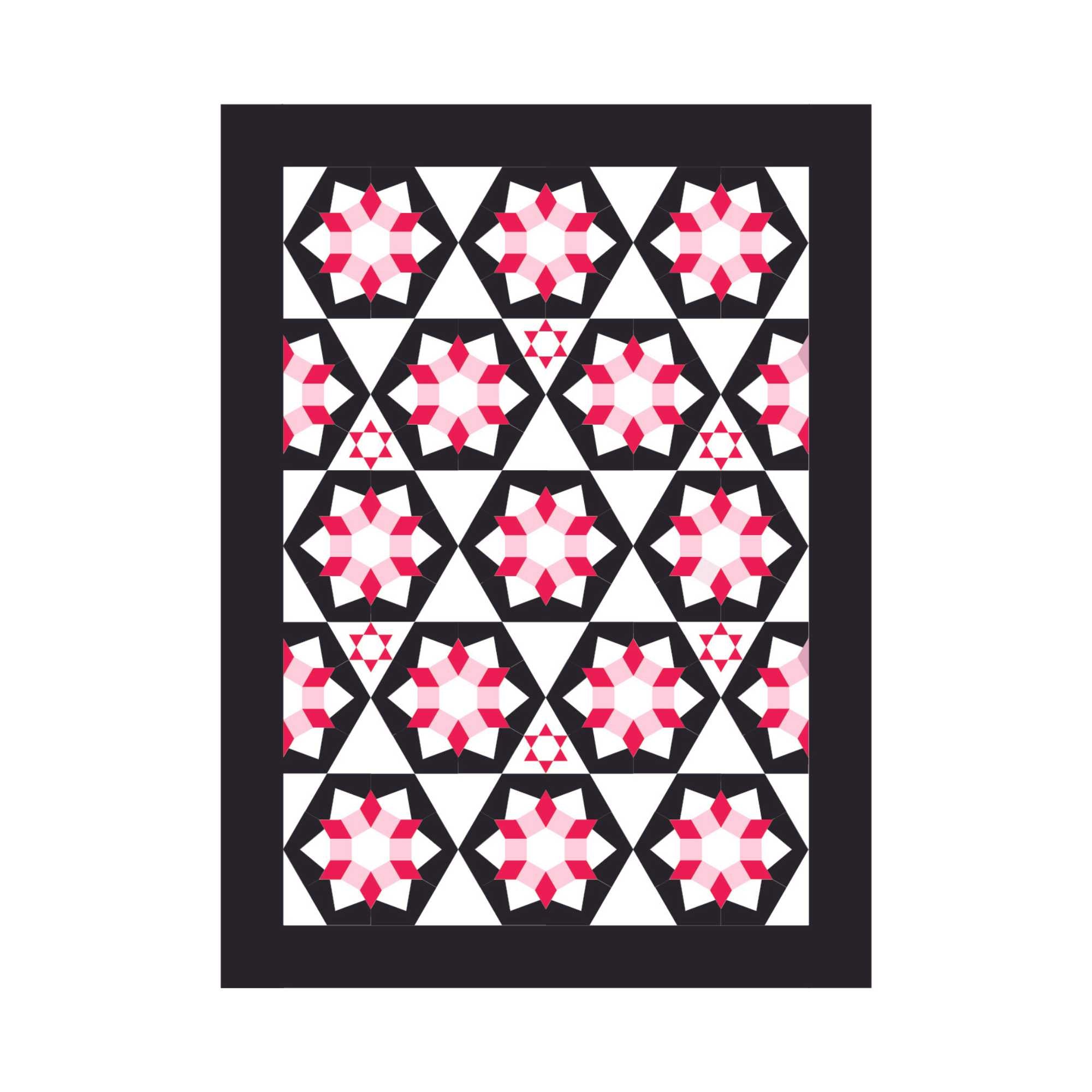 Crowning Star Quilt SVG templates