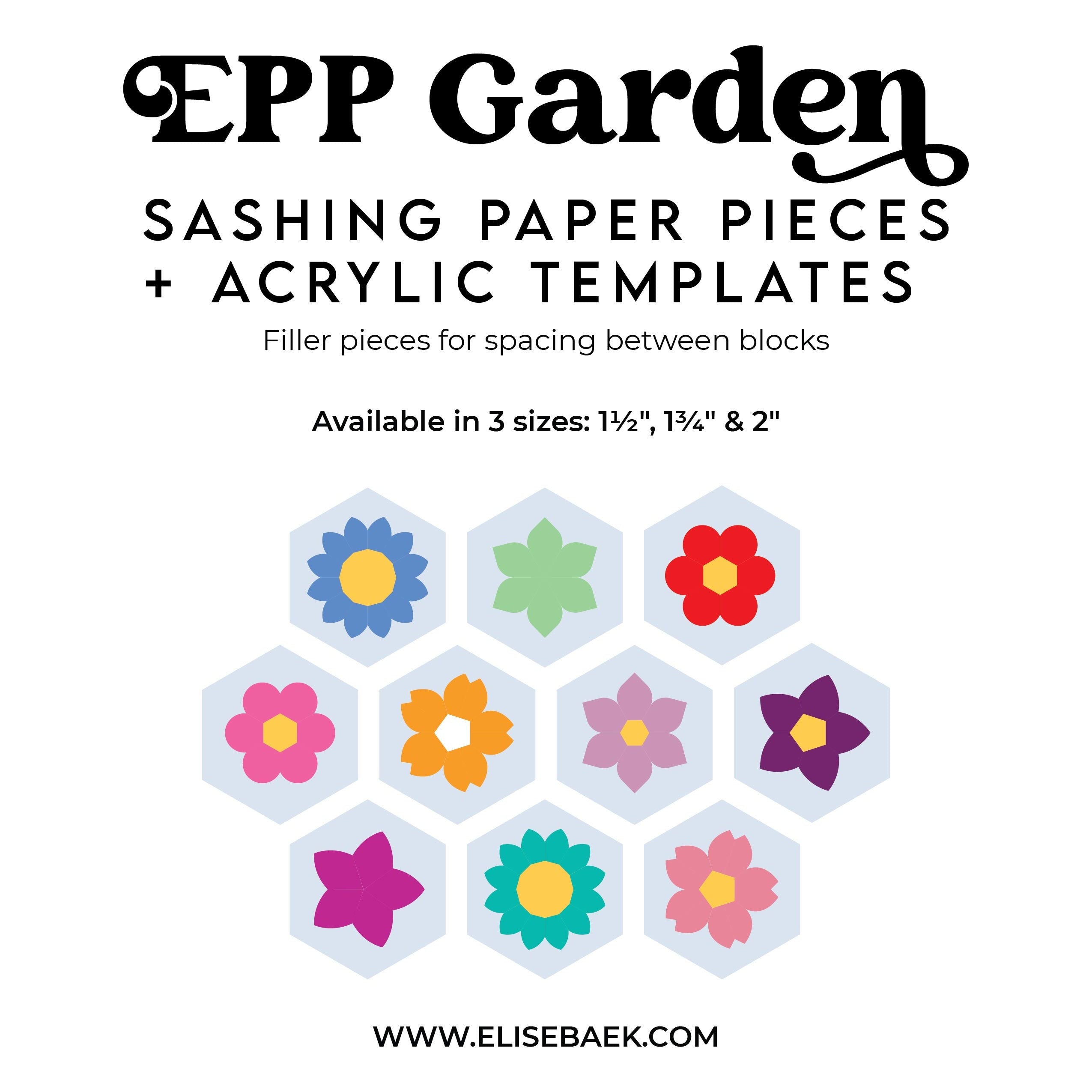 EPP Garden Sashing Templates