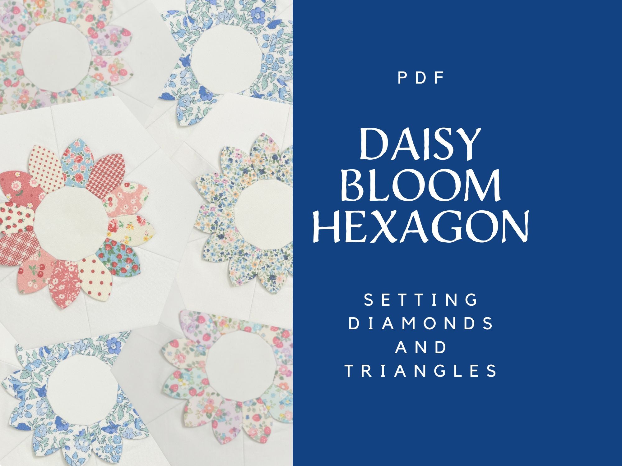 Daisy Bloom Setting Diamonds and Triangles