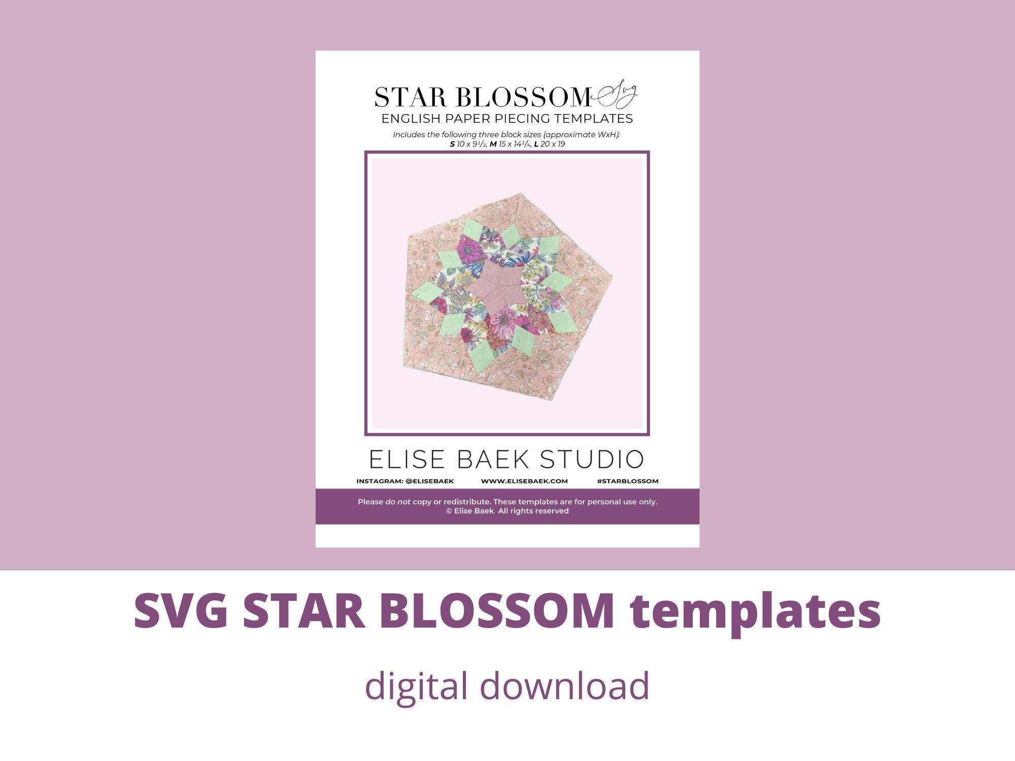 Star Blossom SVG