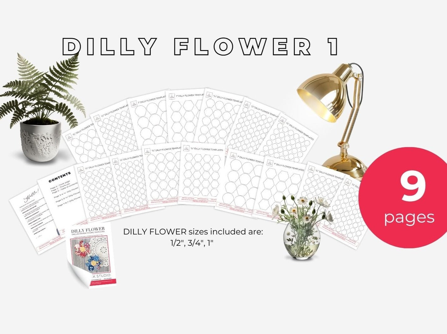 Dilly Flower PDF Template 1