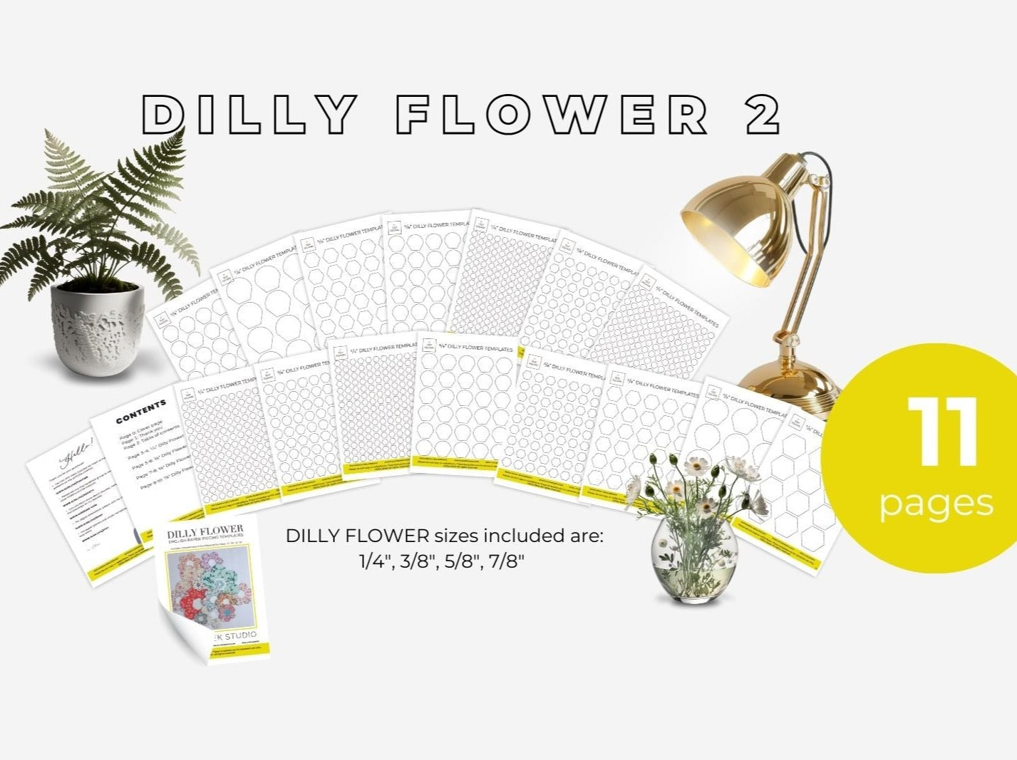 Dilly Flower PDF Template 2