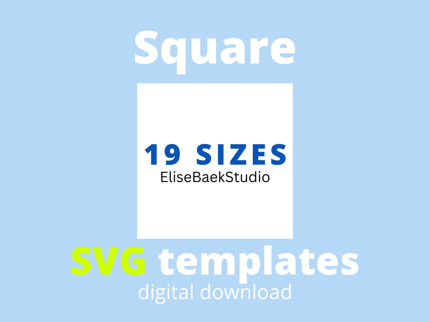 [SVG] Square Templates