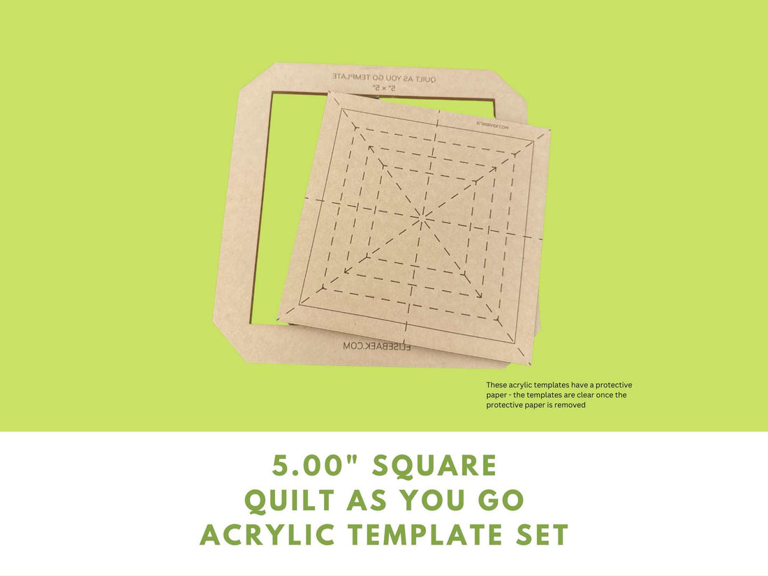 5" Square Quilt As You Go Template Set