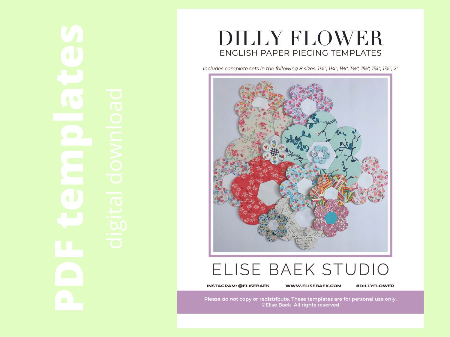 Dilly Flower PDF Template 4
