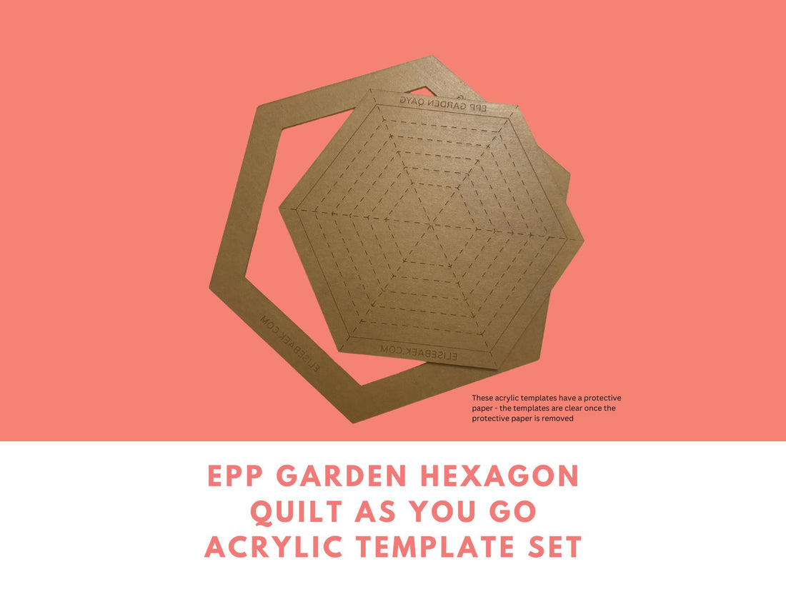 EPP Garden Quilt As You Go Template Set