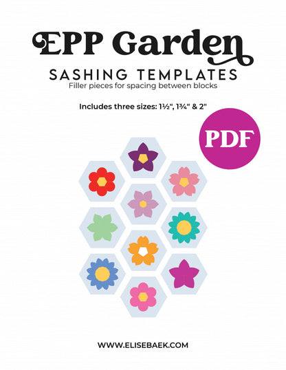 [PDF] EPP Garden Sashing PDF Templates