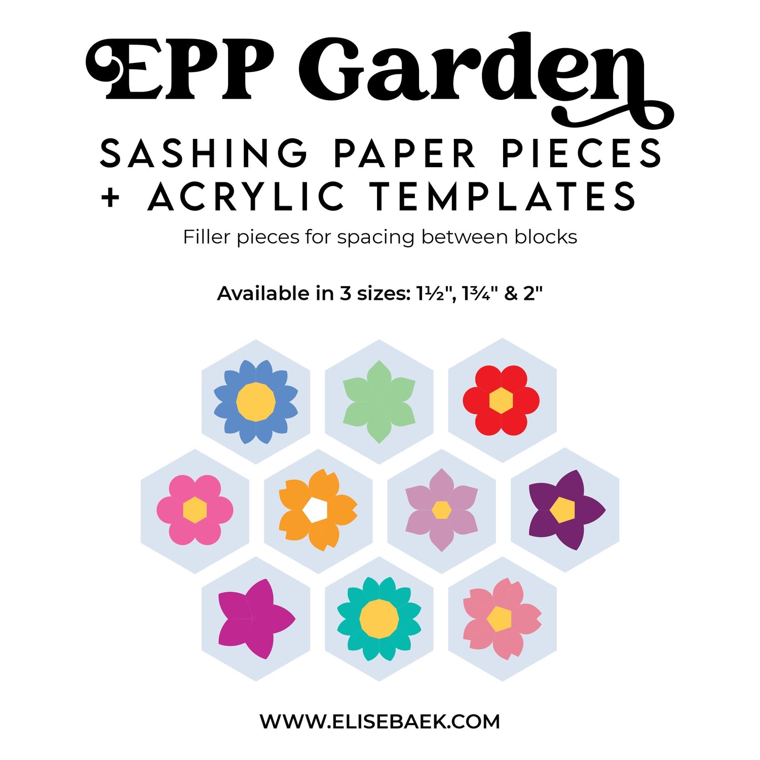 EPP Garden Sashing Templates