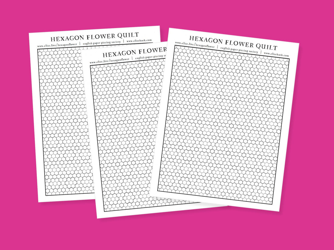 [FREE] Hexagon Flower Coloring Page PDF