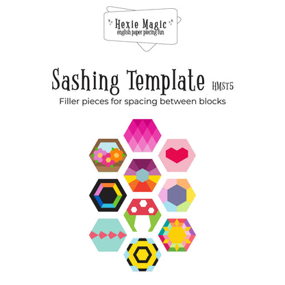 [PDF] Hexie Magic Sashing PDF Template HMST5