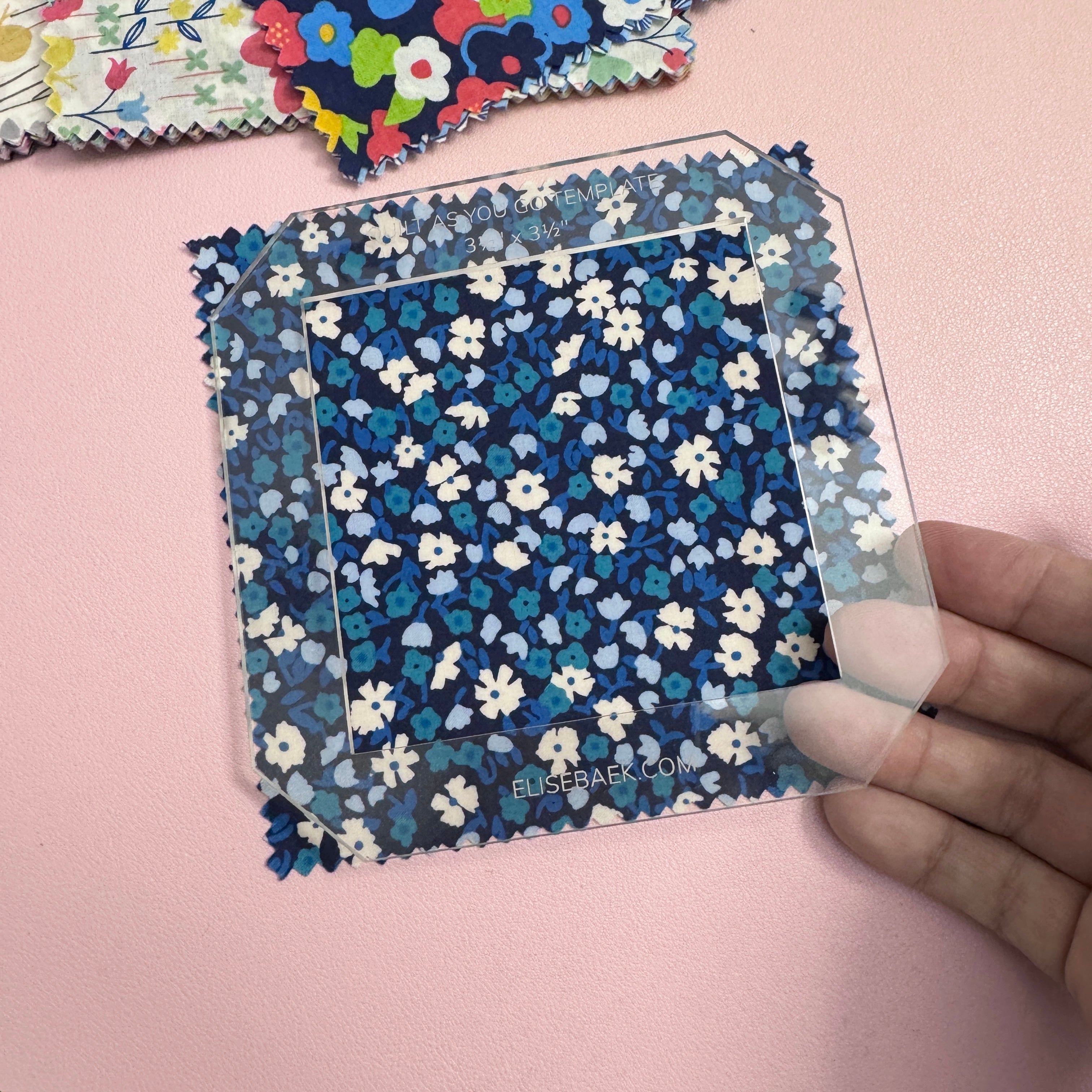 3.5" Square Quilt As You Go Template Set