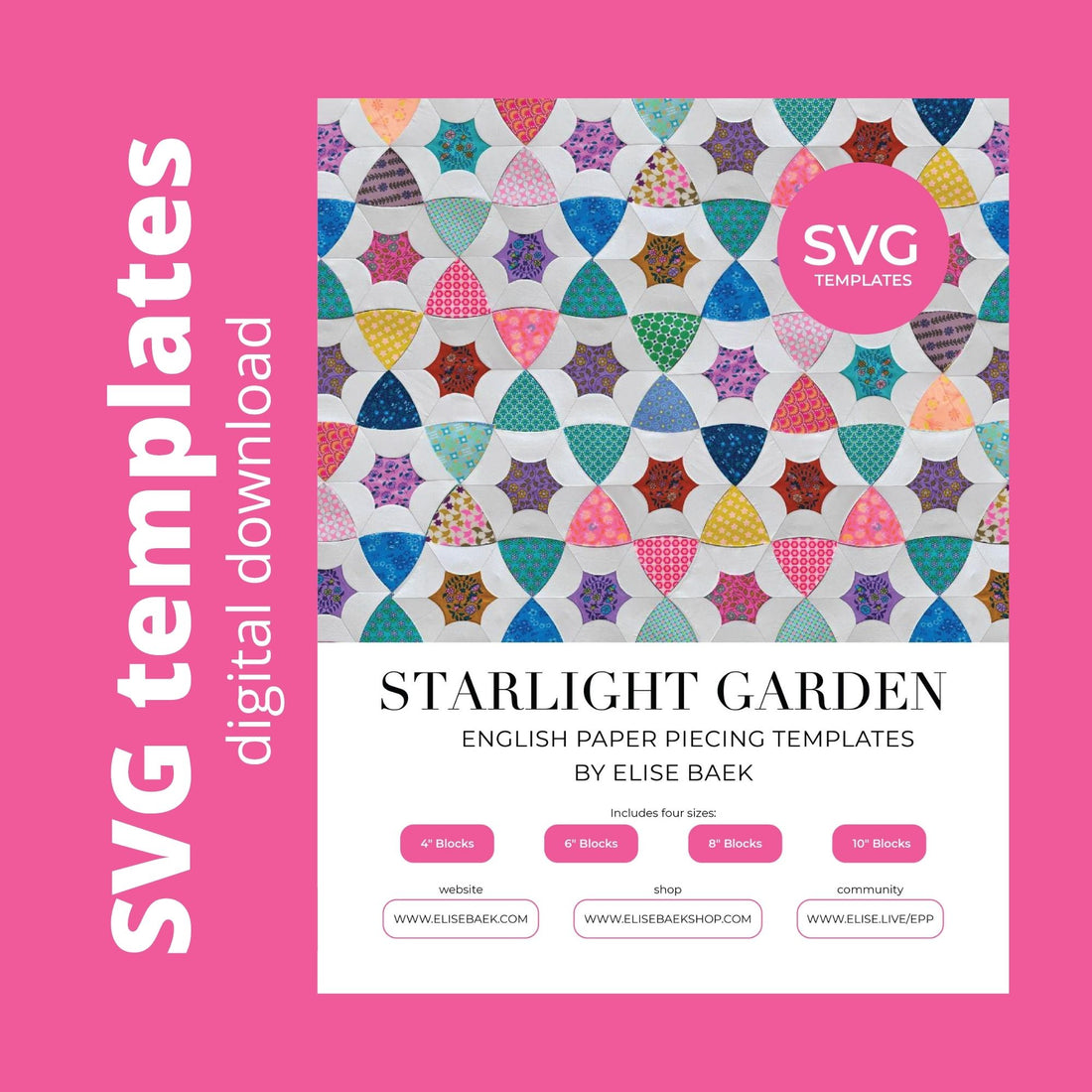 Starlight Garden SVG templates