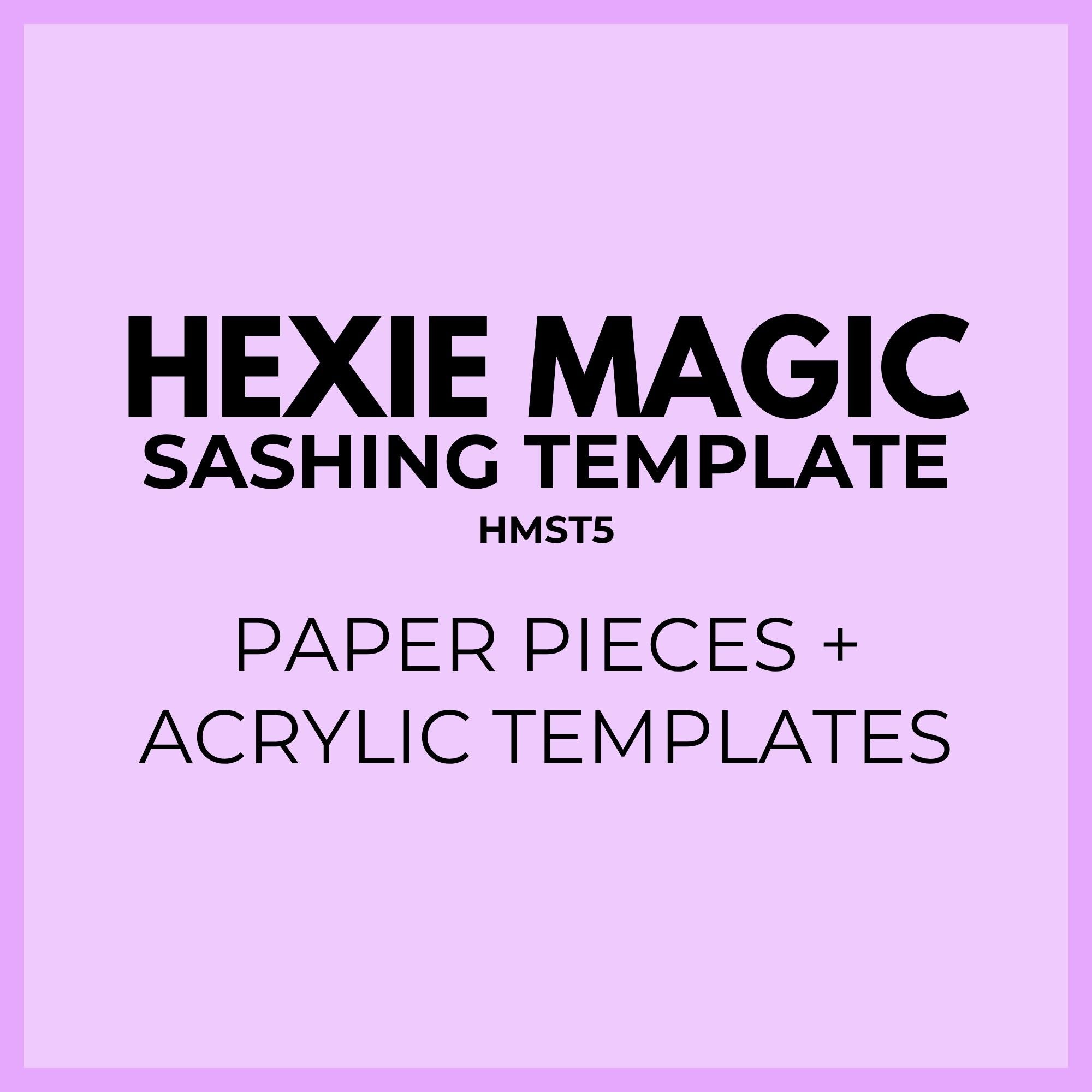 Hexie Magic Sashing Template HMST5