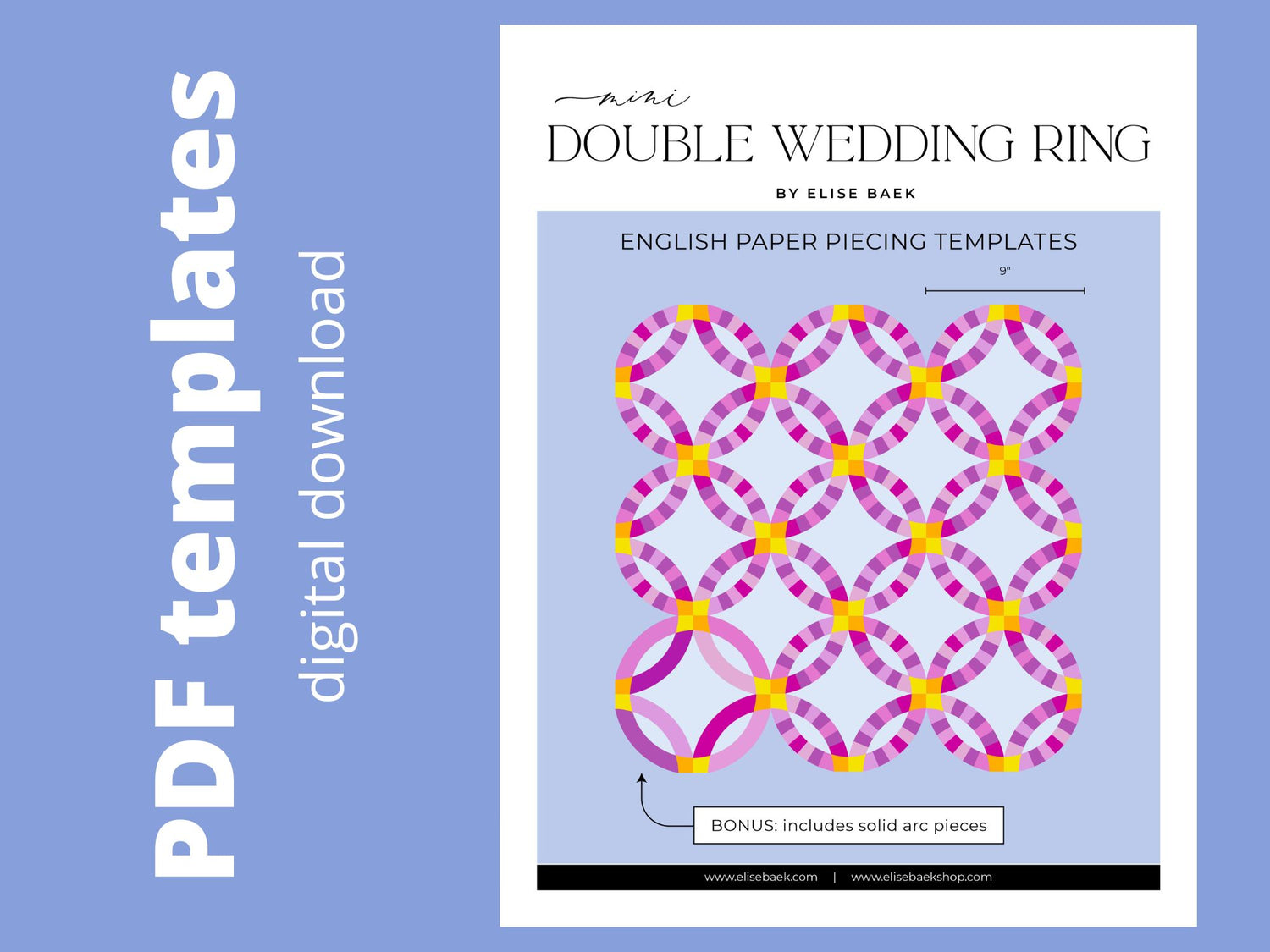 [PDF] mini Double Wedding Ring PDF templates